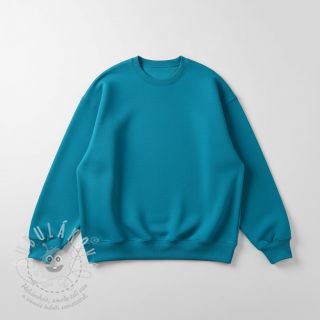 Teplákovina počesaná petrol