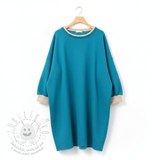 Teplákovina počesaná petrol