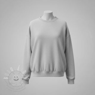 Teplákovina počesaná cream