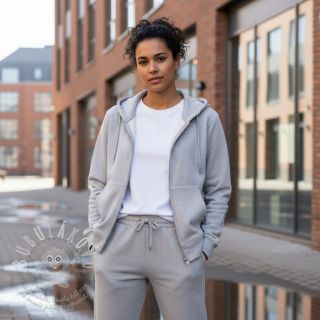 Teplákovina počesaná cream