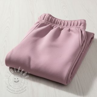 Teplákovina počesaná old pink