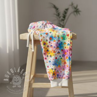 Teplákovina All you need is love design D digital print