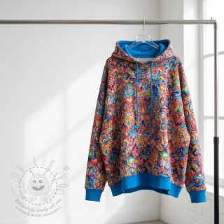 Teplákovina počesaná JOGGING Colour me design B digital print