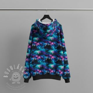 Teplákovina počesaná JOGGING In the night design B digital print