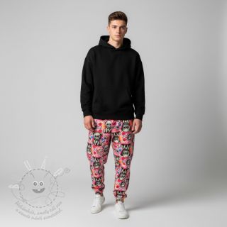 Teplákovina Big eyes design C digital print