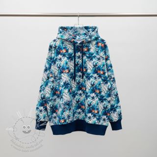 Teplákovina Flower galaxy design B digital print