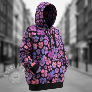 Teplákovina Flower Mia digital print