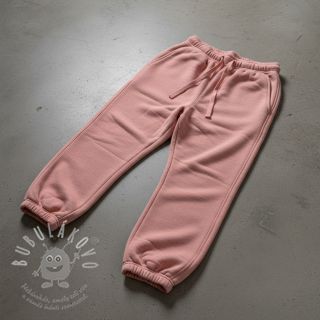Teplákovina počesaná JOGGING old rose