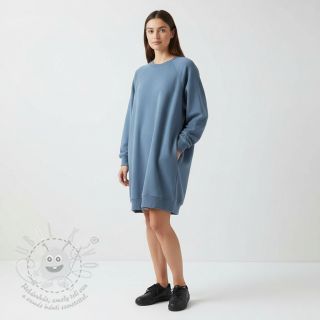Teplákovina počesaná JOGGING blue