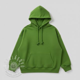 Teplákovina počesaná JOGGING green