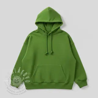 Teplákovina počesaná JOGGING green