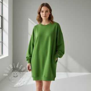 Teplákovina počesaná JOGGING green