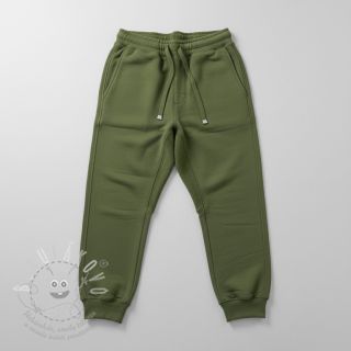 Teplákovina počesaná JOGGING forest