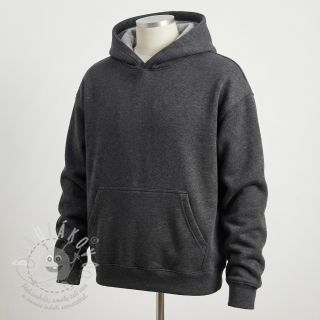 Teplákovina počesaná JOGGING anthracite melange