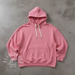 Teplákovina počesaná JOGGING soft pink