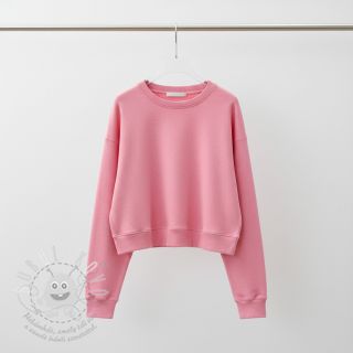 Teplákovina počesaná JOGGING soft pink