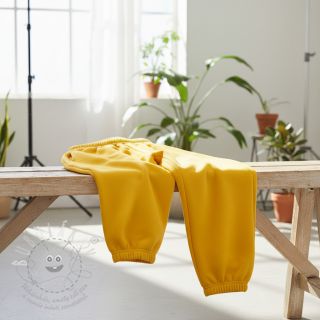 Teplákovina počesaná JOGGING yellow