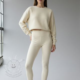 Teplákovina počesaná JOGGING SIMPLY NATURAL