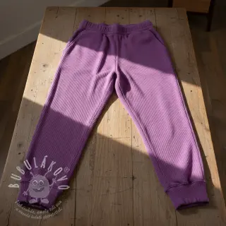 Teplákovina počesaná JOGGING light violet