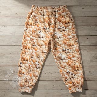 Teplákovina Cutie pies design B digital print