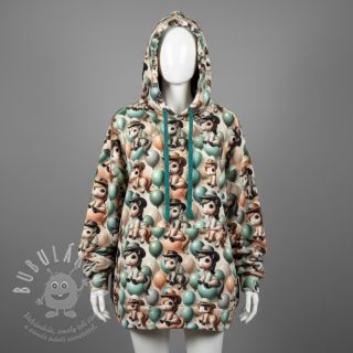 Teplákovina Happy horse design B digital print