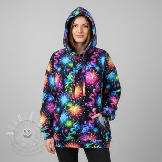 Teplákovina Fire works design C digital print