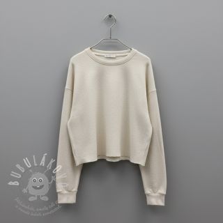 Teplákovina se lnem počesaná SIMPLY NATURAL