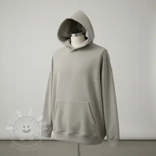 Teplákovina počesaná JOGGING light grey