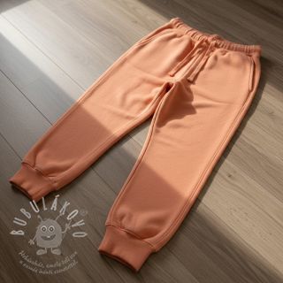 Teplákovina počesaná JOGGING coral