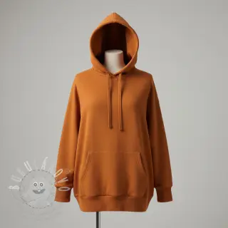 Teplákovina počesaná JOGGING rust