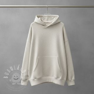 Teplákovina počesaná JOGGING ecru melange