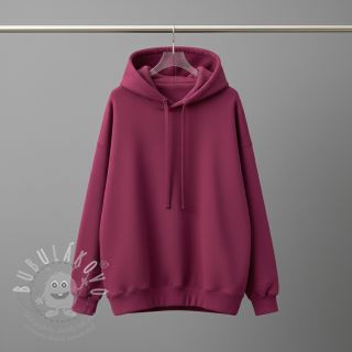 Teplákovina počesaná JOGGING violet