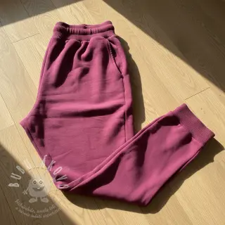 Teplákovina počesaná JOGGING violet