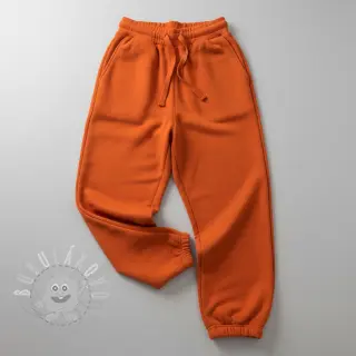 Teplákovina počesaná JOGGING orange