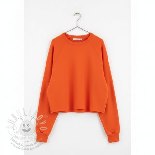 Teplákovina počesaná JOGGING orange