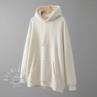 Teplákovina počesaná JOGGING ecru