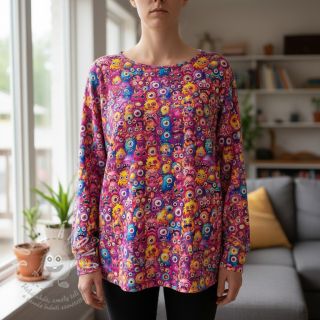 Úplet Funny faces design B digital print