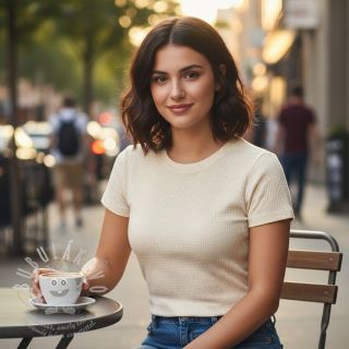 Úplet se lnem WAFFLE SIMPLY NATURAL