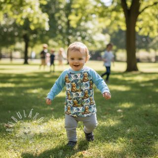 Úplet Mini animals design A digital print