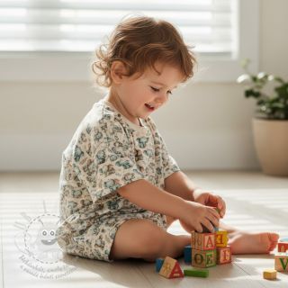 Úplet Mini animals design B digital print