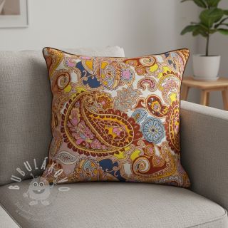 Umělá kožešina Paisley digital print