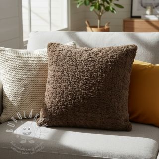 Umělá kožešina Curly mocha