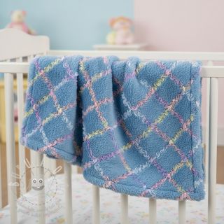 Umělá kožešina s tylem MULTI blue shadow