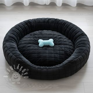 Umělá kožešina Block black