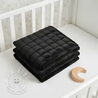 Umělá kožešina Block black