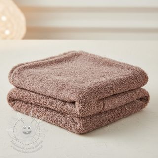 Umělá kožešina LUREX SILVER old blush