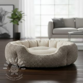 Umělá kožešina LUREX SILVER taupe