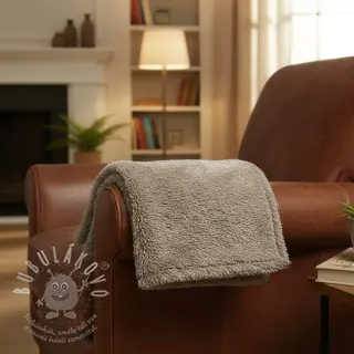 Umělá kožešina LUREX SILVER taupe