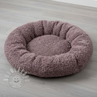 Umělá kožešina Curly mauve