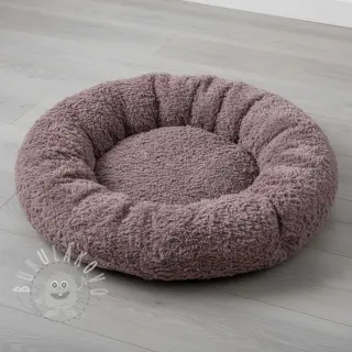 Umělá kožešina Curly mauve